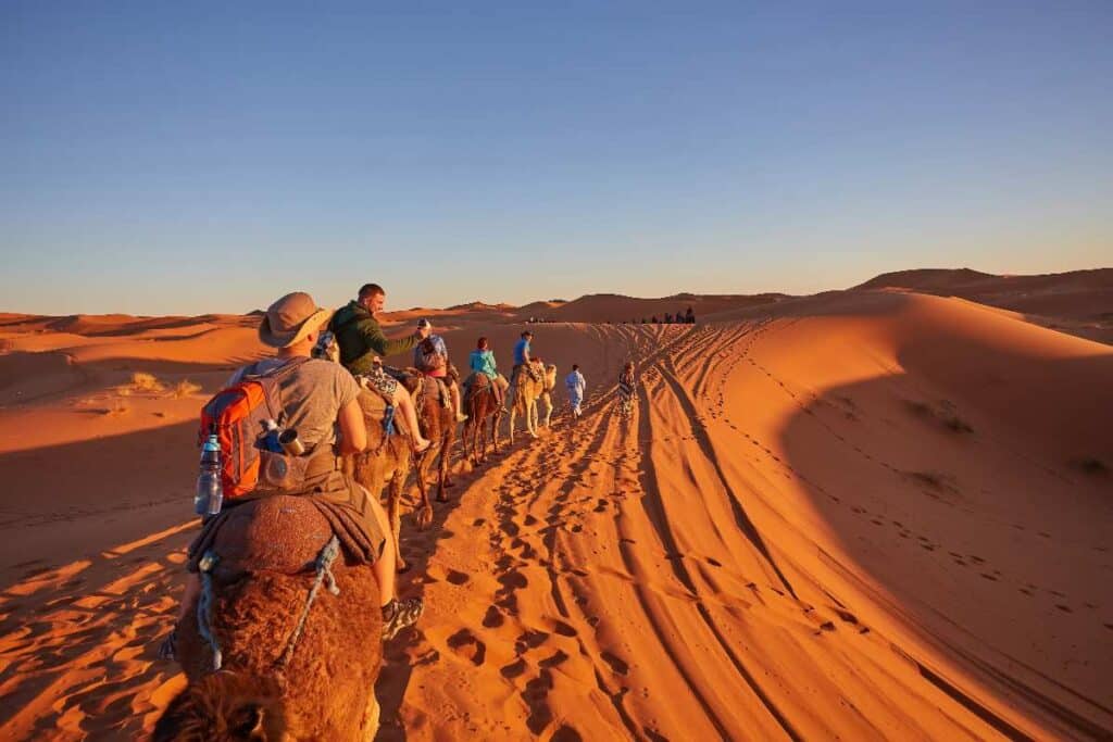 Desierto de Merzouga caravana