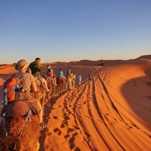 Desierto de Merzouga caravana